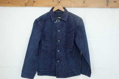 Indigo Shelter Cloth Canvas Workers Jacket