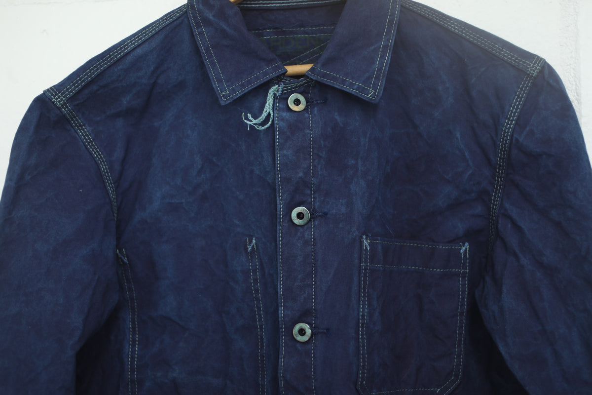 Indigo Shelter Cloth Canvas Workers Jacket