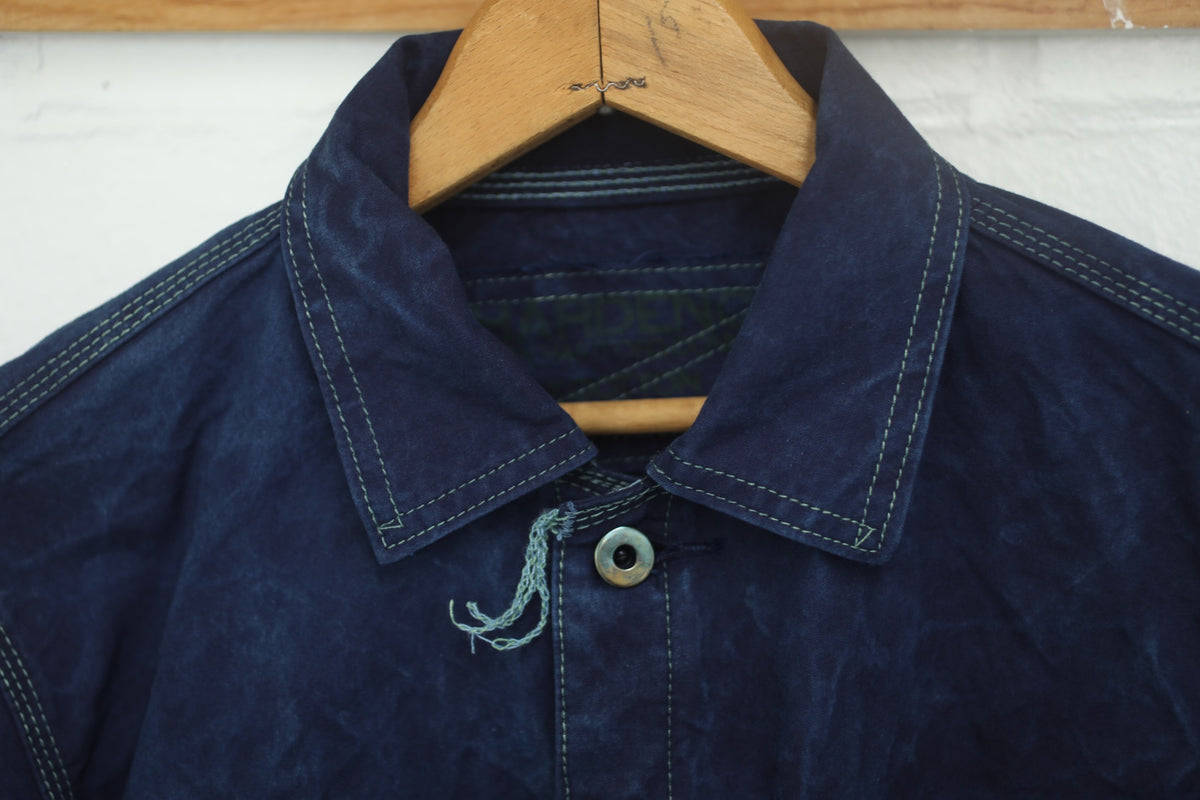 Indigo Shelter Cloth Canvas Workers Jacket