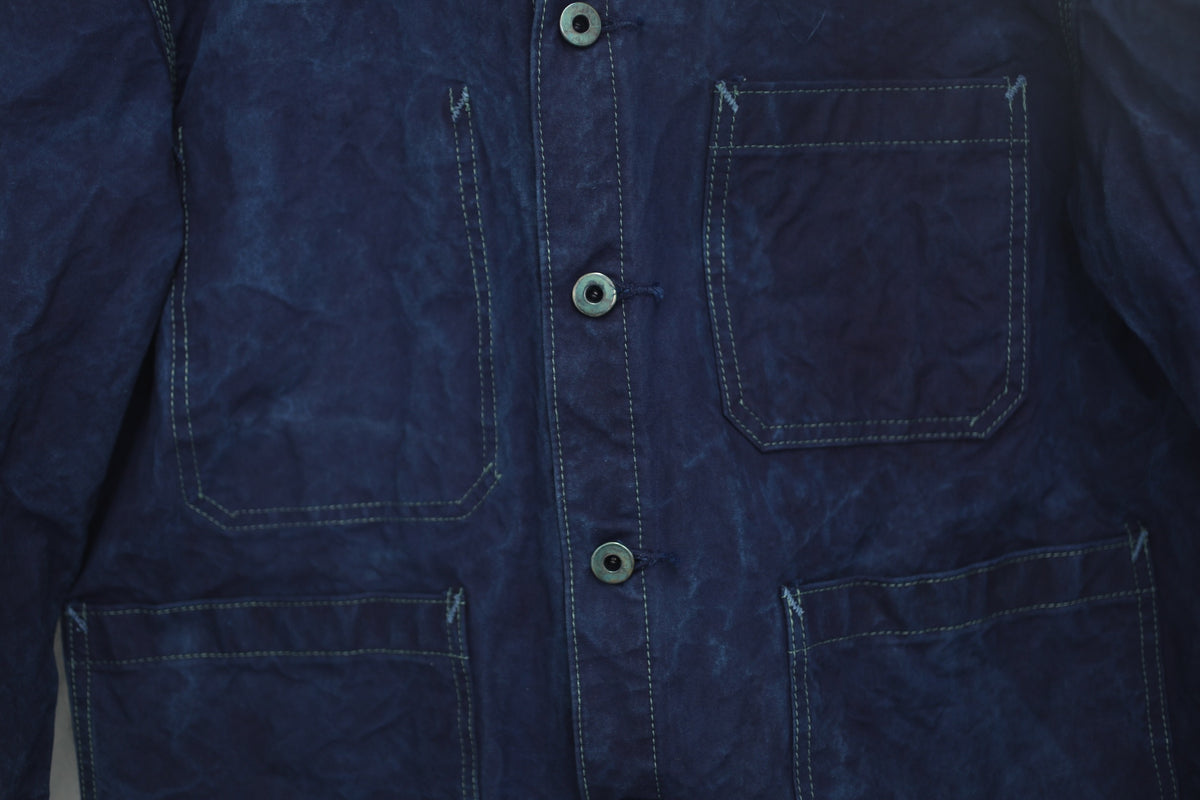 Indigo Shelter Cloth Canvas Workers Jacket
