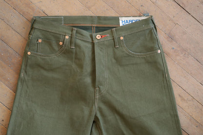 301 Fullcut Olive Green Selvedge Denim Jeans