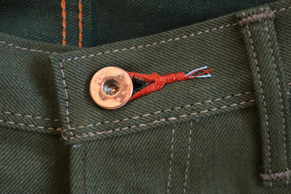 301 Fullcut Olive Green Selvedge Denim Jeans