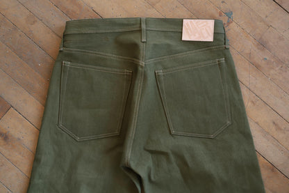 301 Fullcut Olive Green Selvedge Denim Jeans